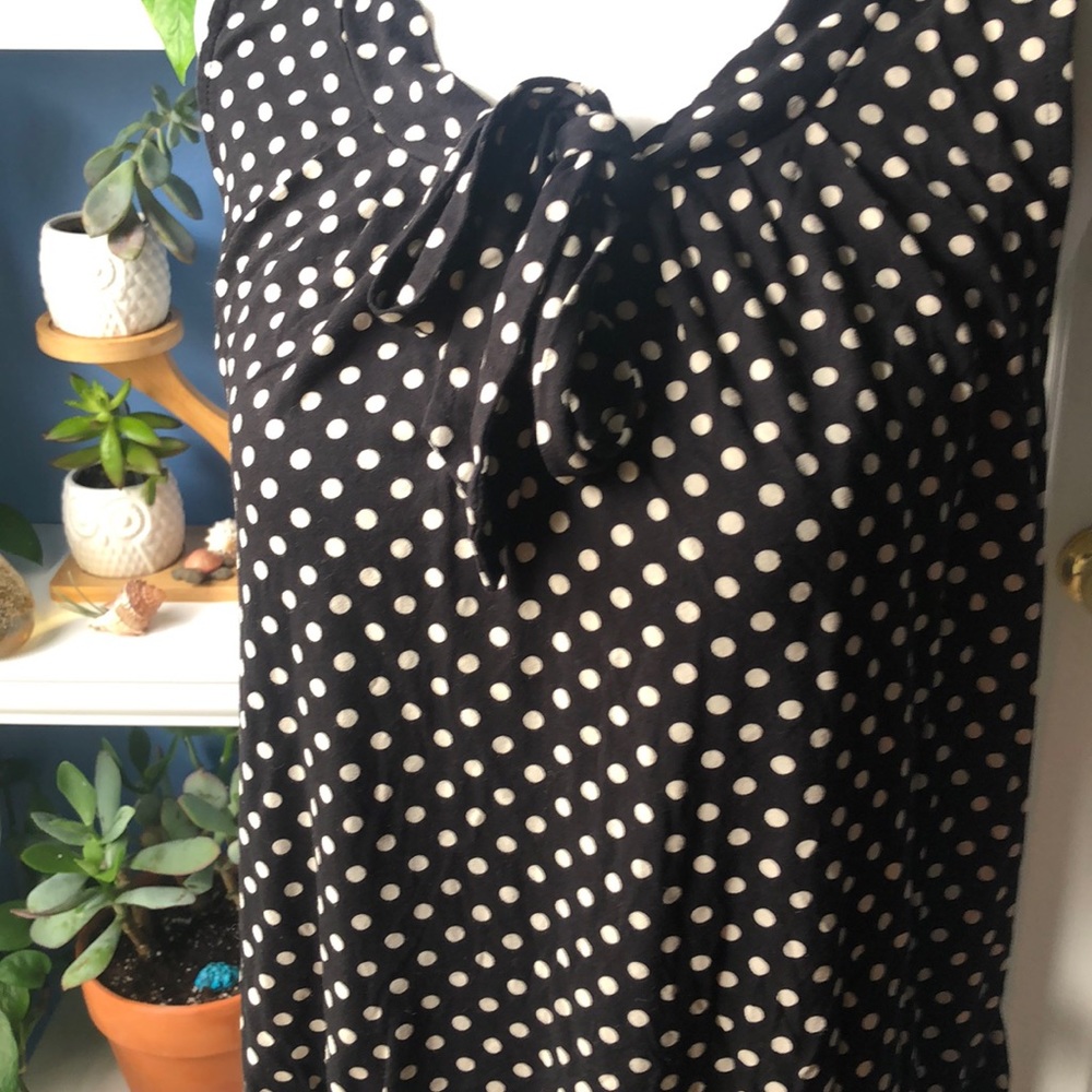 🌺Talbots sleeveless polka dot top petite top🌺